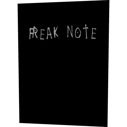 Freak Note | Roblox Item - Rolimon's