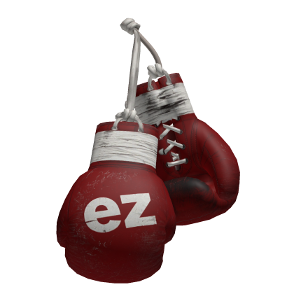 Hanging Boxing Gloves (EZ) - Red