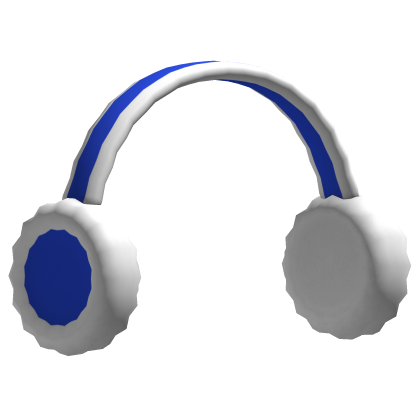 christmas blue headphone