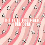 The cute and magic unicorn