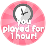 You played for 1 hour!