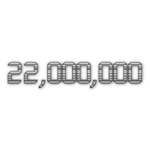 22,000,000 Visits