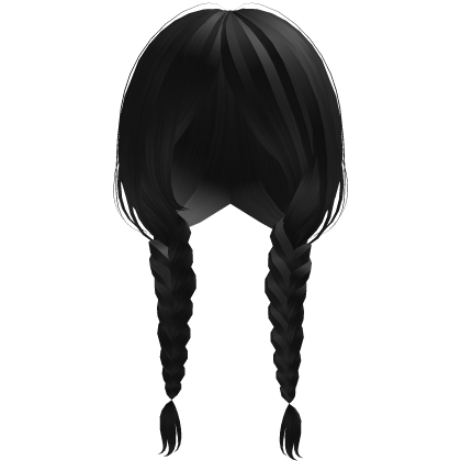 Sweet Preppy Soft Long Braids (Black)