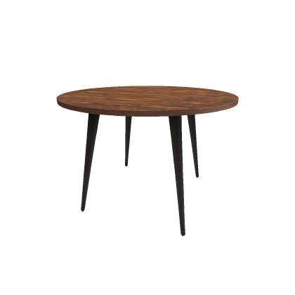 Round Wooden Table