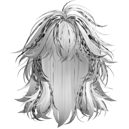 Short Layered Anime Wolfcut (Snow Leopard) Roblox item
