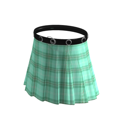 Green plaid skirt roblox clearance