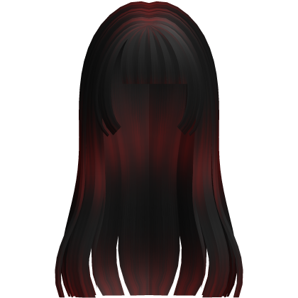 long red skunk hime hair
