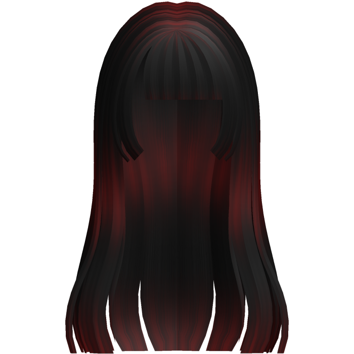 long red skunk hime hair