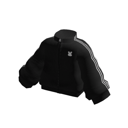 Y2K Sporty track jacket - White Bunny