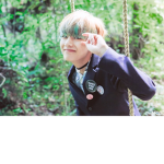 blue and grey taehyung