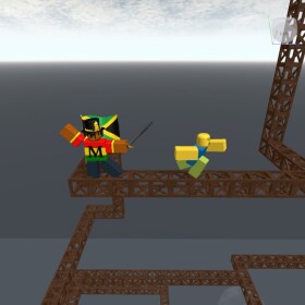 ⚔️Sword Fight on Clustered Trusses⚔️