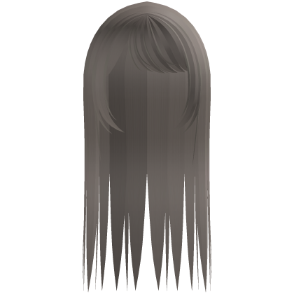 ☆ wispy long emo hair in dust brown Roblox item