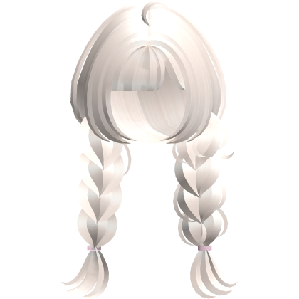 ♡ cute fluffy braids blonde Roblox item