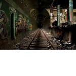 abandon subway station