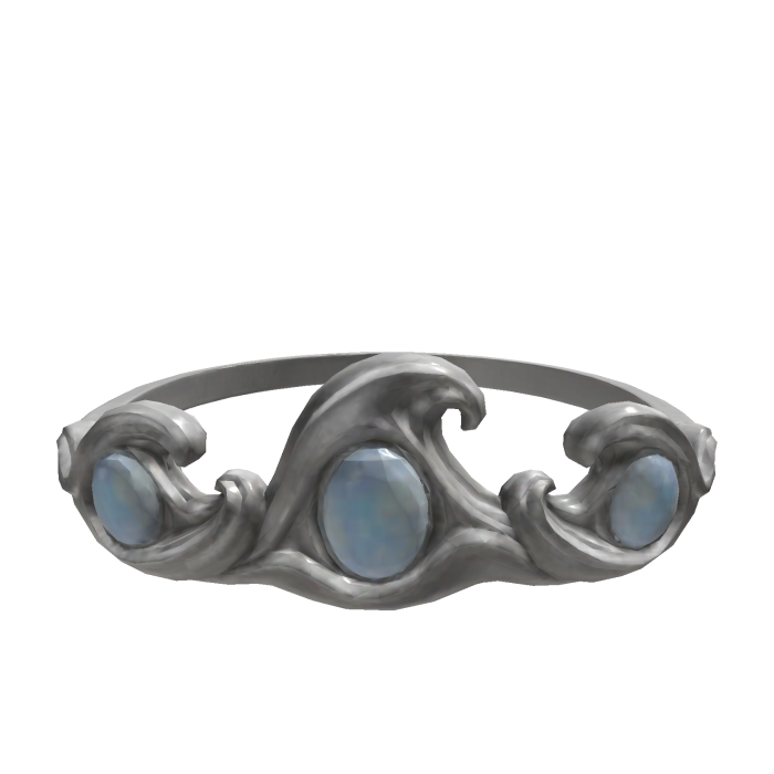 Silver Moonstone Crown