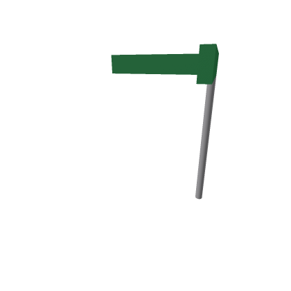 Small street sign