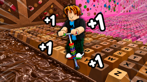 +1 Jump Pogo Keyboard Escape | Candy & Chocolate