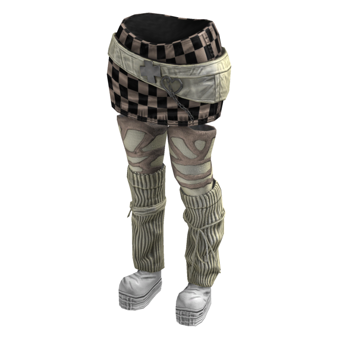 Chic Sporty Ura - Hara Skirt (Beige Cream)