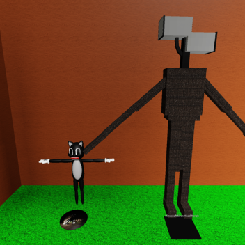 Siren Head and Cartoon Cat