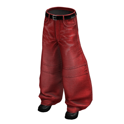 Red Barrel Leg Denim w/ Sneakers