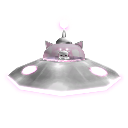 Pink Kawaii Cat Ufo (Glowing) Roblox item