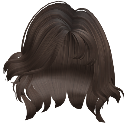 ♡ Kawaii Short Fluffy Hair (Dark Brown) Roblox item