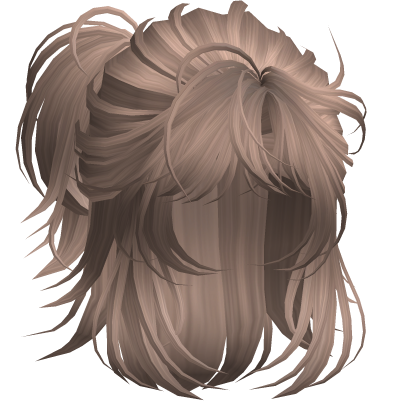Anime Androg Wolfcut Ponytail Milktea
