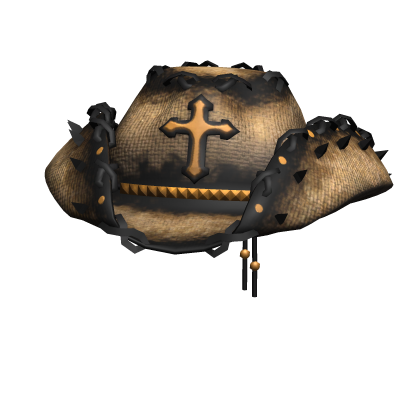 Grunge Cross Cowboy Hat Roblox item