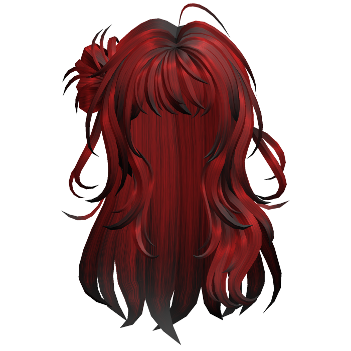 Red Wavy Bangs
