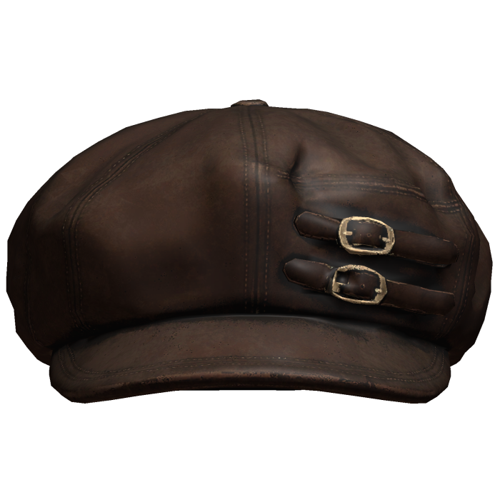Brown Buckle Beret