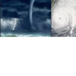 Tornado and hurricane