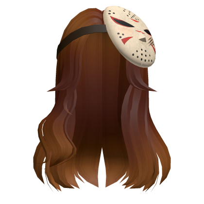 Halloween Brown Hair with Jason Mask thumbnail
