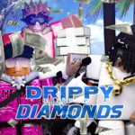 Drippy diamonds.