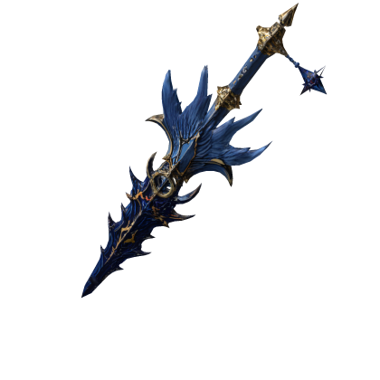 K&J Royal Sapphire Guilded Sword