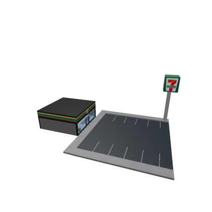 7/11 with sign and parking lot