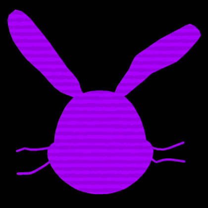 glitchtrap purple head Roblox decal