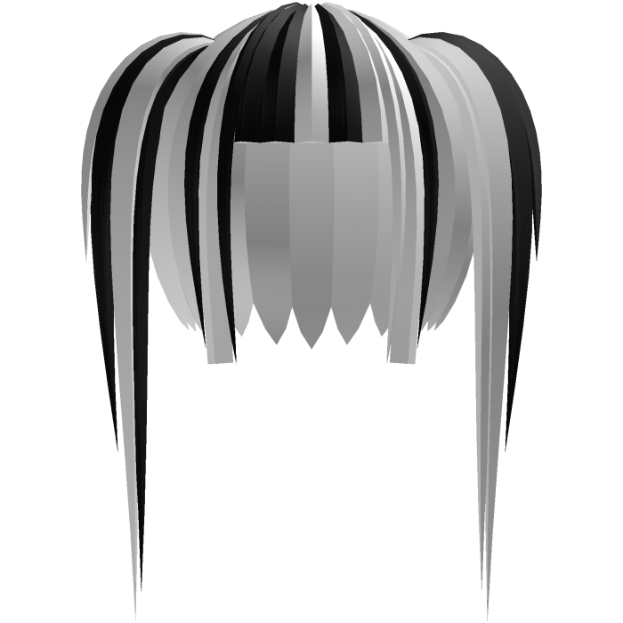 ⏾ ⭑ Spectral Gothic Pigtails || Black White