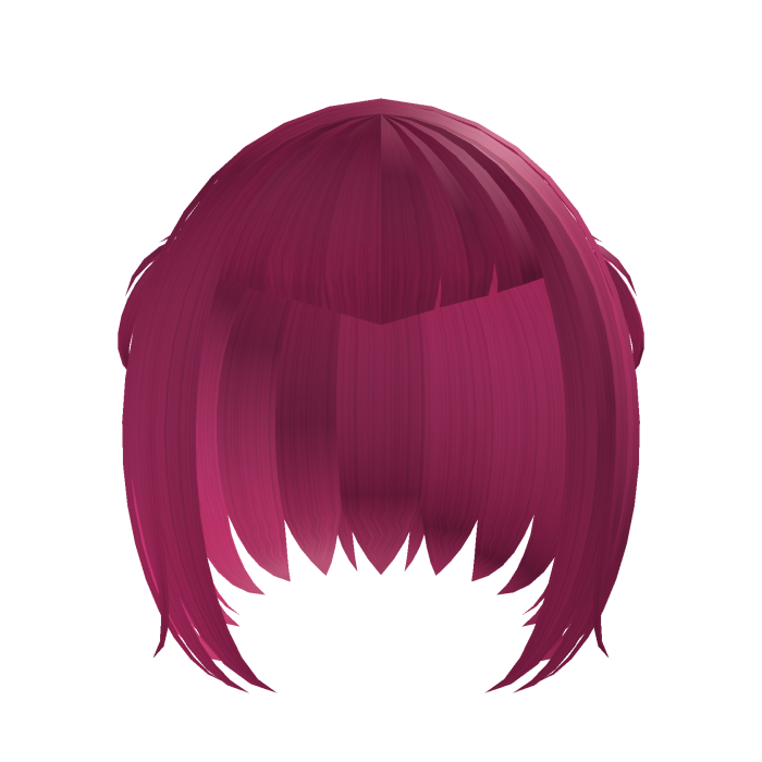 Hot Pink gothic vampire short bob with pigtails