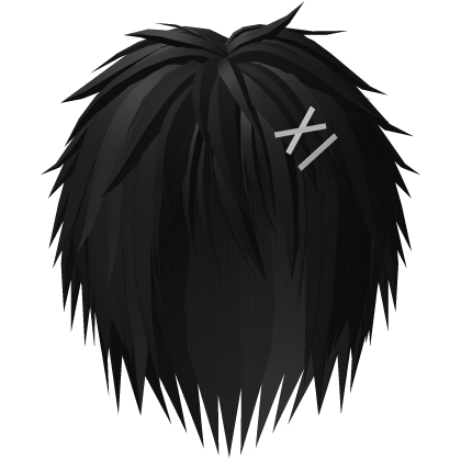 Black Gothic Messy Hairclip Emo Hair Moe Vkei 61.