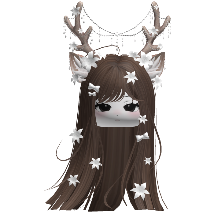 Ethereal Christmas Fairy Fawn Hair w/ Antlers