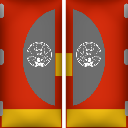 Square Two-Sided Decal