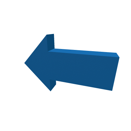 Arow  Sign  [Blue]