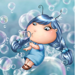 Bubble Aqua Fan Group
