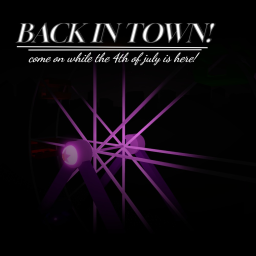 Back in town