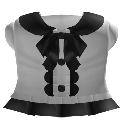 ꒰♡ daydreamer cute buttoned top ( black & white )