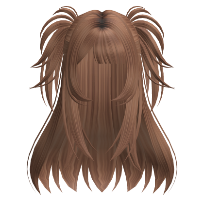 Messy Y2K Grunge Twintails (Caramel) Roblox item