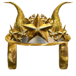 Gold Sparkle Time Festive Fedora Crown Horns