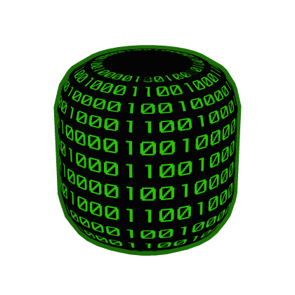 XL Green Animated Hacker Head thumbnail