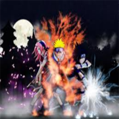 Naruto, Sakura, and Sasuke Roblox decal