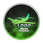 1,000 Miles Flown 